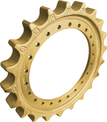 SK200 Lug Pattern Excavator Drive Sprocket Construction Machinery Parts