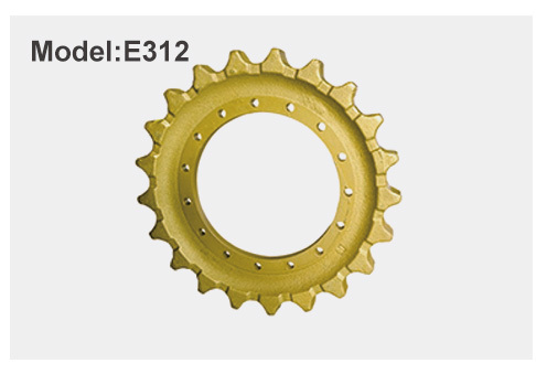 E312 Precision Engineered Excavator Drive Sprocket Wear Resistance