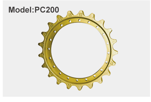 PC200 Digger Sprockets Excavator Track Parts Minimal Maintenance