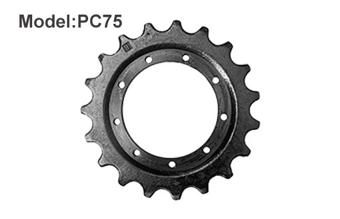 Komatsu PC75-Series Excavator Drive Sprocket High Corrosion Resistance