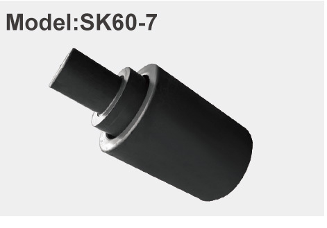 SK60-7 Aftermarket Excavator Top Roller Single / Double Flanged
