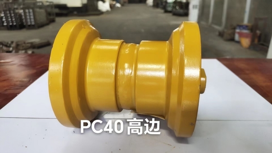 PC40 Mini Track Roller High Side Lug Pattern Excavator Undercarriage Components