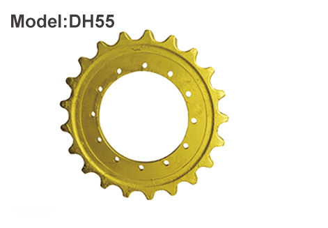 Komatsu DH55 Excavator Sprocket Undercarriage Track Parts Standard Dimension